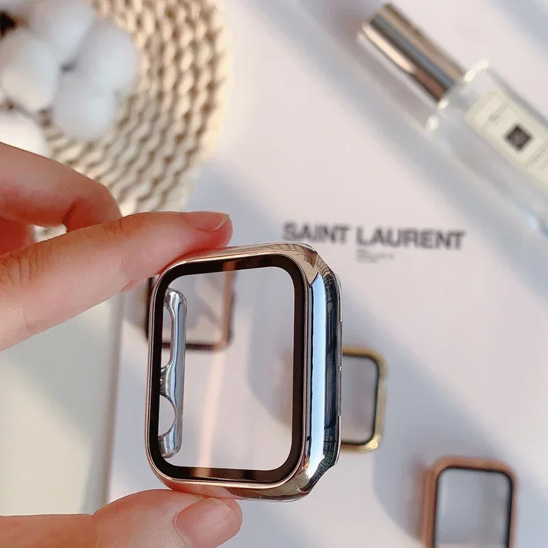 Glass+case For Apple Watch ban - Smartwatch Watches Girls 评论和价格