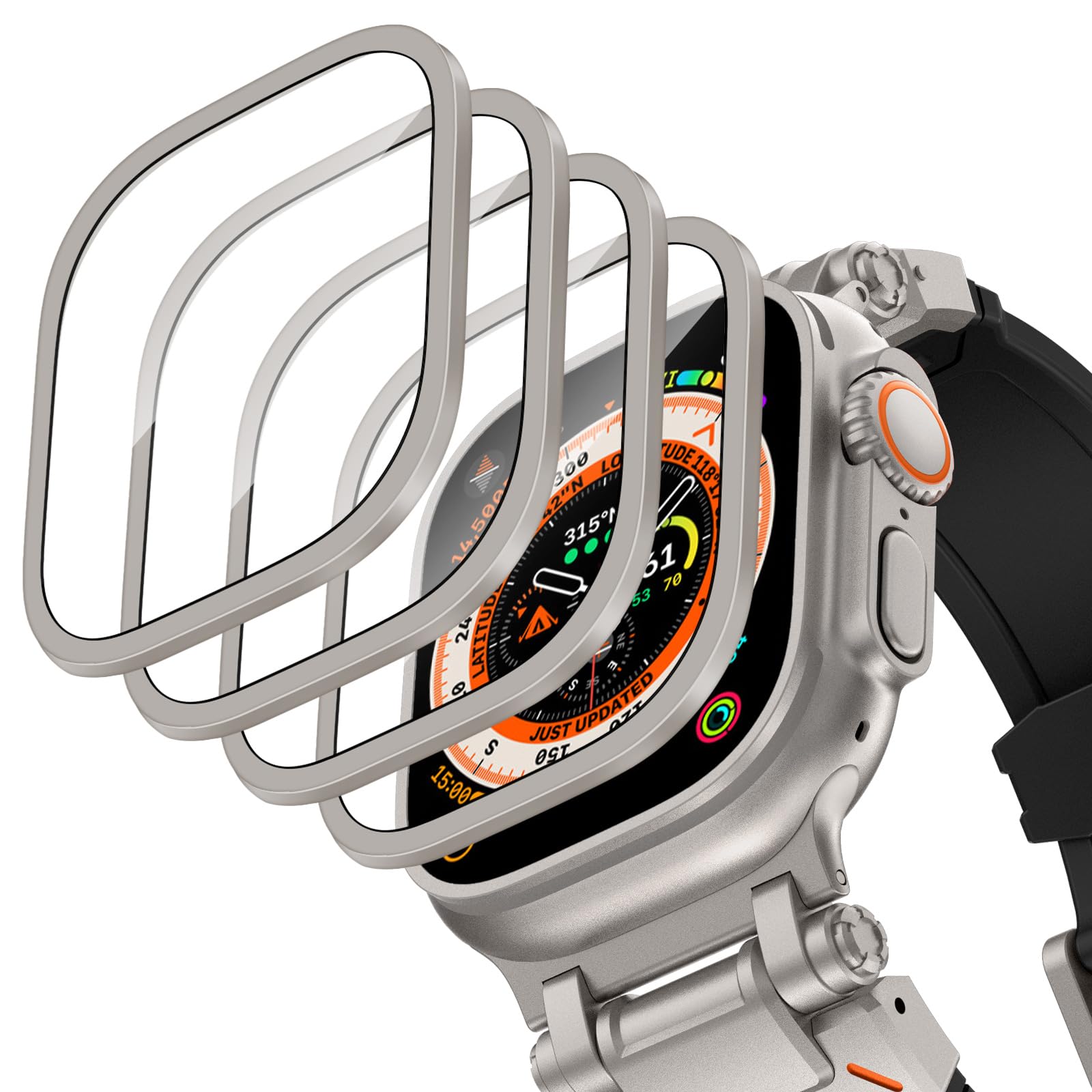 Aluminium Alloy Case+Tempered  - Smartwatch Apple Watches For Women 评论和价格